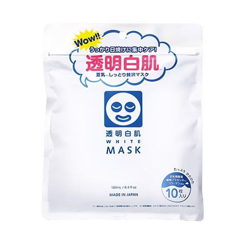 Mặt Nạ Shirohada Transparent White Mask N